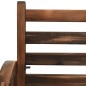 vidaXL Banco de jardín de madera maciza de abeto 112 cm vidaXL Banco de jardín de madera maciza de abeto 112 cm