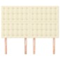 vidaXL Cabeceros 4 unidades cuero sintético color crema 72x5x78/88 cm vidaXL Cabeceros 4 unidades cuero sintético color crema 72x5x78/88 cm
