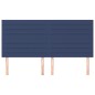 vidaXL Cabeceros 4 unidades de tela azul 100x5x78/88 cm vidaXL Cabeceros 4 unidades de tela azul 100x5x78/88 cm