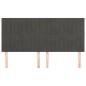 vidaXL Cabeceros 4 unidades de terciopelo gris oscuro 90x5x78/88 cm vidaXL Cabeceros 4 unidades de terciopelo gris oscuro 90x5x78/88 cm