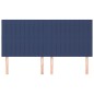 vidaXL Cabeceros 4 unidades de tela azul 80x5x78/88 cm vidaXL Cabeceros 4 unidades de tela azul 80x5x78/88 cm