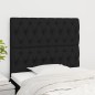 vidaXL Cabeceros 2 unidades de tela negro 90x7x78/88 cm vidaXL Cabeceros 2 unidades de tela negro 90x7x78/88 cm