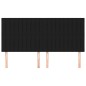vidaXL Cabeceros 4 unidades de tela negro 100x5x78/88 cm vidaXL Cabeceros 4 unidades de tela negro 100x5x78/88 cm