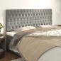 vidaXL Cabeceros 4 unidades de terciopelo gris claro 100x7x78/88 cm vidaXL Cabeceros 4 unidades de terciopelo gris claro 100x7x78/88 cm