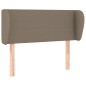 vidaXL Cabecero de tela gris taupe 103x23x78/88 cm vidaXL Cabecero de tela gris taupe 103x23x78/88 cm