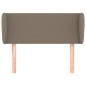 vidaXL Cabecero de tela gris taupe 103x23x78/88 cm vidaXL Cabecero de tela gris taupe 103x23x78/88 cm