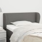 vidaXL Cabecero de tela gris oscuro 93x23x78/88 cm vidaXL Cabecero de tela gris oscuro 93x23x78/88 cm