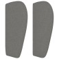 vidaXL Cabecero de tela gris oscuro 93x23x78/88 cm vidaXL Cabecero de tela gris oscuro 93x23x78/88 cm