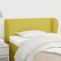 vidaXL Cabecero de tela verde 93x23x78/88 cm