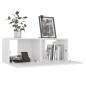 vidaXL Mueble para TV madera contrachapada blanco 80x30x30 cm vidaXL Mueble para TV madera contrachapada blanco 80x30x30 cm