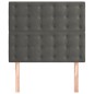 vidaXL Cabeceros 2 unidades de terciopelo gris oscuro 80x5x78/88 cm vidaXL Cabeceros 2 unidades de terciopelo gris oscuro 80x5x78/88 cm