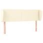 vidaXL Cabecero de cuero sintético color crema 147x23x78/88 cm vidaXL Cabecero de cuero sintético color crema 147x23x78/88 cm