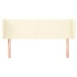 vidaXL Cabecero de cuero sintético color crema 147x23x78/88 cm vidaXL Cabecero de cuero sintético color crema 147x23x78/88 cm