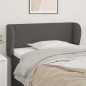 vidaXL Cabecero de cuero sintético gris 83x23x78/88 cm vidaXL Cabecero de cuero sintético gris 83x23x78/88 cm
