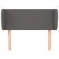 vidaXL Cabecero de cuero sintético gris 83x23x78/88 cm vidaXL Cabecero de cuero sintético gris 83x23x78/88 cm