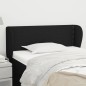 vidaXL Cabecero de tela negro 83x23x78/88 cm vidaXL Cabecero de tela negro 83x23x78/88 cm