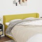 vidaXL Cabecero de tela verde 163x23x78/88 cm
