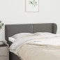 vidaXL Cabecero de tela gris oscuro 147x23x78/88 cm vidaXL Cabecero de tela gris oscuro 147x23x78/88 cm