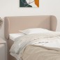 vidaXL Cabecero de cuero sintético color capuchino 83x23x78/88 cm vidaXL Cabecero de cuero sintético color capuchino 83x23x78/88 cm