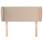vidaXL Cabecero de cuero sintético color capuchino 83x23x78/88 cm vidaXL Cabecero de cuero sintético color capuchino 83x23x78/88 cm