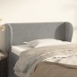 vidaXL Cabecero de terciopelo gris claro 83x23x78/88 cm vidaXL Cabecero de terciopelo gris claro 83x23x78/88 cm