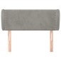vidaXL Cabecero de terciopelo gris claro 83x23x78/88 cm vidaXL Cabecero de terciopelo gris claro 83x23x78/88 cm