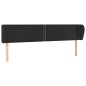 vidaXL Cabecero de cuero sintético negro 203x23x78/88 cm vidaXL Cabecero de cuero sintético negro 203x23x78/88 cm
