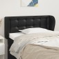 vidaXL Cabecero de cuero sintético negro 83x23x78/88 cm vidaXL Cabecero de cuero sintético negro 83x23x78/88 cm
