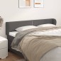 vidaXL Cabecero de cuero sintético gris 183x23x78/88 cm vidaXL Cabecero de cuero sintético gris 183x23x78/88 cm