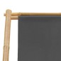 vidaXL Tumbona de bambú y lona gris oscuro vidaXL Tumbona de bambú y lona gris oscuro