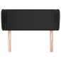 vidaXL Cabecero de cuero sintético negro 83x23x78/88 cm vidaXL Cabecero de cuero sintético negro 83x23x78/88 cm