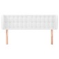 vidaXL Cabecero de cuero sintético blanco 147x23x78/88 cm vidaXL Cabecero de cuero sintético blanco 147x23x78/88 cm