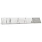 vidaXL Jaula para conejos acero galvanizado gris 504,5x80,5x71 cm