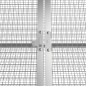 vidaXL Jaula para conejos acero galvanizado gris 504,5x80,5x71 cm