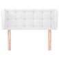 vidaXL Cabecero de cuero sintético blanco 93x23x78/88 cm vidaXL Cabecero de cuero sintético blanco 93x23x78/88 cm