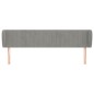 vidaXL Cabecero de terciopelo gris claro 163x23x78/88 cm vidaXL Cabecero de terciopelo gris claro 163x23x78/88 cm