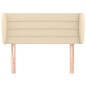 vidaXL Cabecero de tela color crema 83x23x78/88 cm vidaXL Cabecero de tela color crema 83x23x78/88 cm
