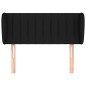 vidaXL Cabecero de tela negro 83x23x78/88 cm vidaXL Cabecero de tela negro 83x23x78/88 cm