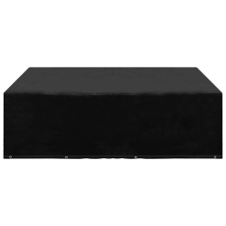 vidaXL Cubierta para muebles de jardín 12 ojales 250x250x70 cm