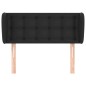 vidaXL Cabecero de cuero sintético negro 103x23x78/88 cm vidaXL Cabecero de cuero sintético negro 103x23x78/88 cm
