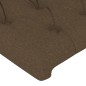 vidaXL Cabecero de tela marrón oscuro 83x23x78/88 cm