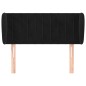 vidaXL Cabecero de terciopelo negro 93x23x78/88 cm