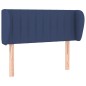 vidaXL Cabecero de tela azul 93x23x78/88 cm vidaXL Cabecero de tela azul 93x23x78/88 cm