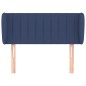 vidaXL Cabecero de tela azul 93x23x78/88 cm vidaXL Cabecero de tela azul 93x23x78/88 cm