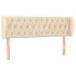 vidaXL Cabecero de tela color crema 147x23x78/88 cm vidaXL Cabecero de tela color crema 147x23x78/88 cm