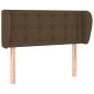 vidaXL Cabecero de tela gris oscuro 103x23x78/88 cm vidaXL Cabecero de tela gris oscuro 103x23x78/88 cm
