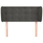 vidaXL Cabecero de terciopelo gris oscuro 83x23x78/88 cm vidaXL Cabecero de terciopelo gris oscuro 83x23x78/88 cm