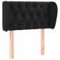 vidaXL Cabecero de terciopelo negro 83x23x78/88 cm vidaXL Cabecero de terciopelo negro 83x23x78/88 cm