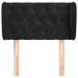 vidaXL Cabecero de terciopelo negro 83x23x78/88 cm vidaXL Cabecero de terciopelo negro 83x23x78/88 cm