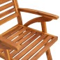 vidaXL Sillas de jardín 3 unidades madera maciza de acacia vidaXL Sillas de jardín 3 unidades madera maciza de acacia